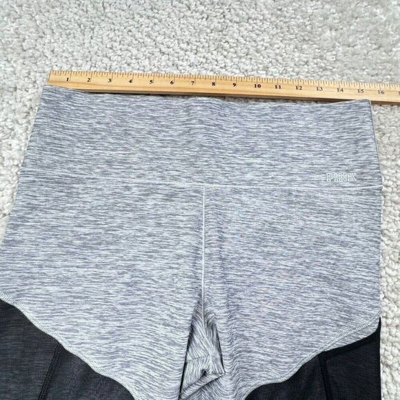 Victoria's Secret PINK Bonded High Waist Mesh Legging Gray Pink - Picture 8 of 11